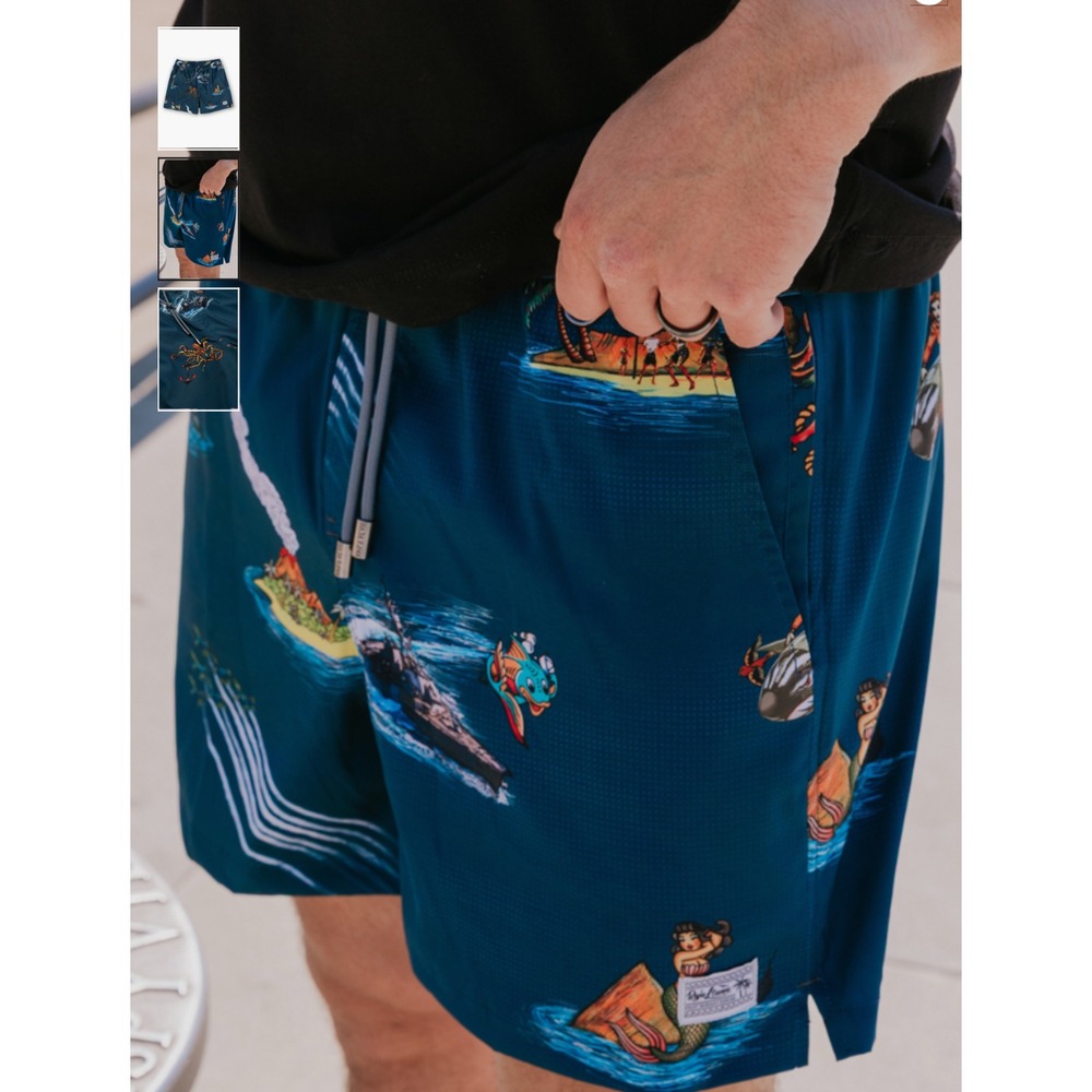 BAJA LLAMA Sailor Stories - Stretch Swimsuit SIZE XXL